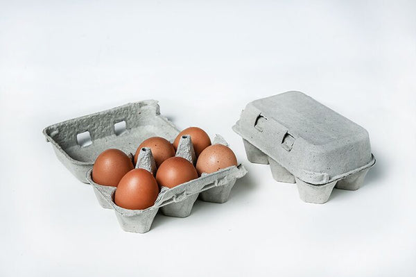 Unprinted Jumbo Egg Cartons, 2x6 packed 200/case - Anchor Packaging