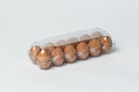 12 Egg Clear Plastic Egg Cartons w/ FREE SHIPPING*